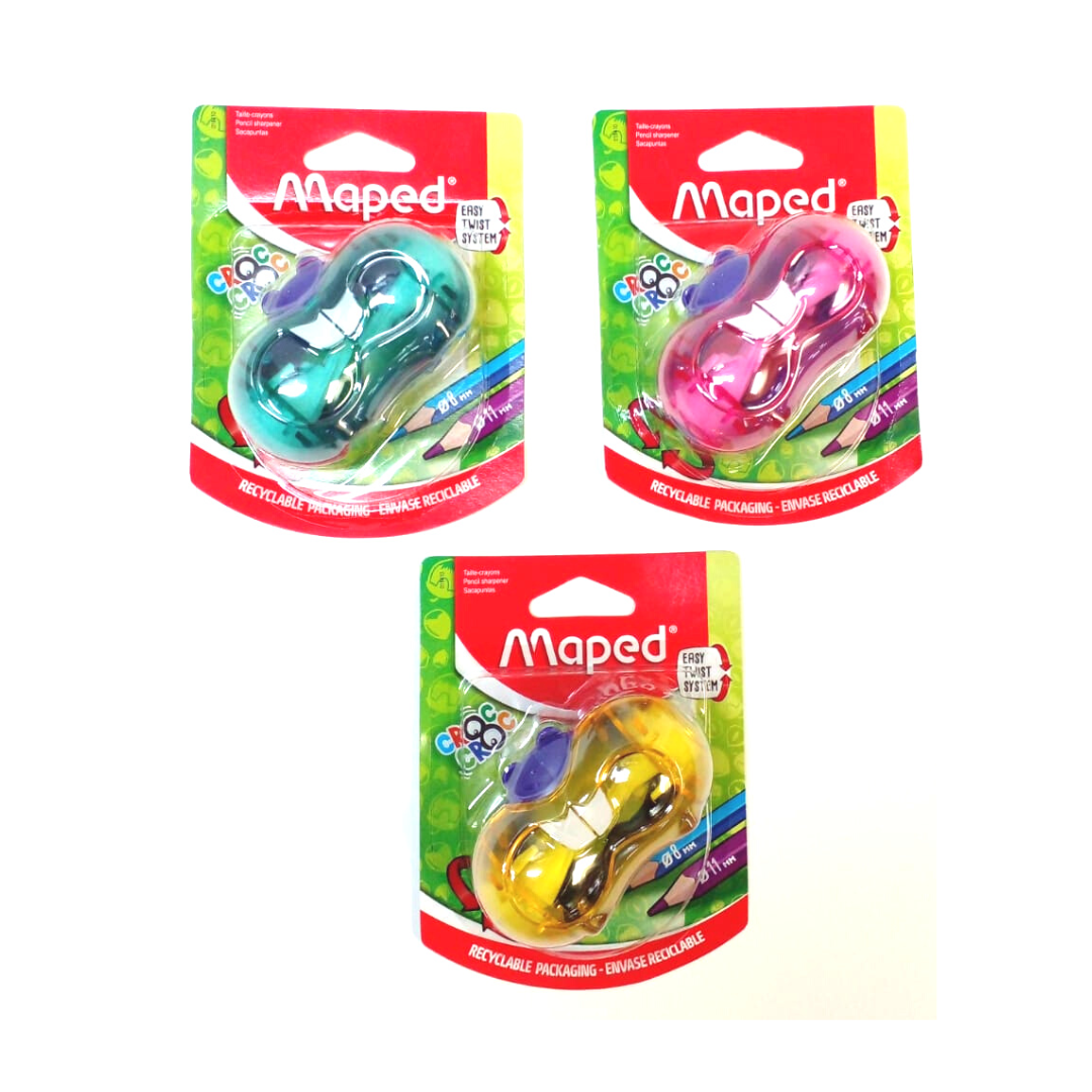 SACAPUNTAS CROC CROC TWIST 20 BLISTER