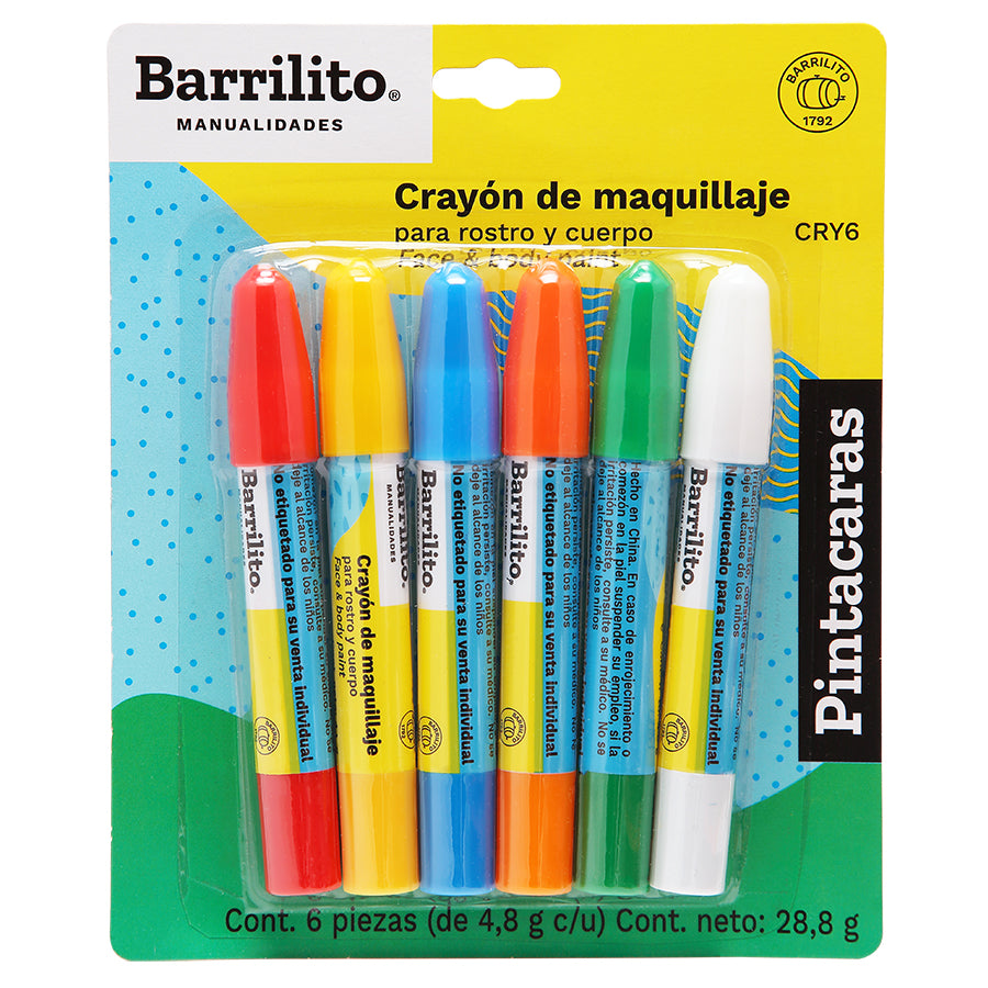 JUEGO DE CRAYONES PINTACARAS 9/1 SURTIDOS BLISTER