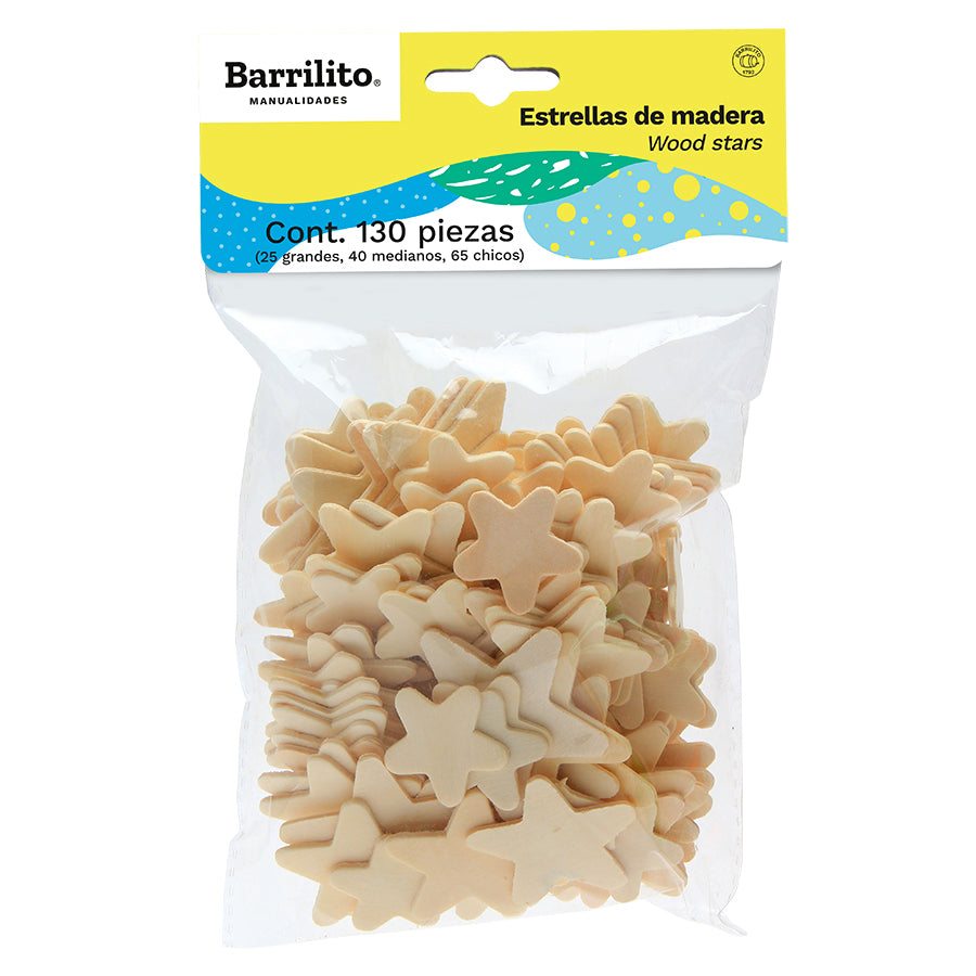 ESTRELLAS DE MADERA BALSA 130/1 BLISTER 6217 2