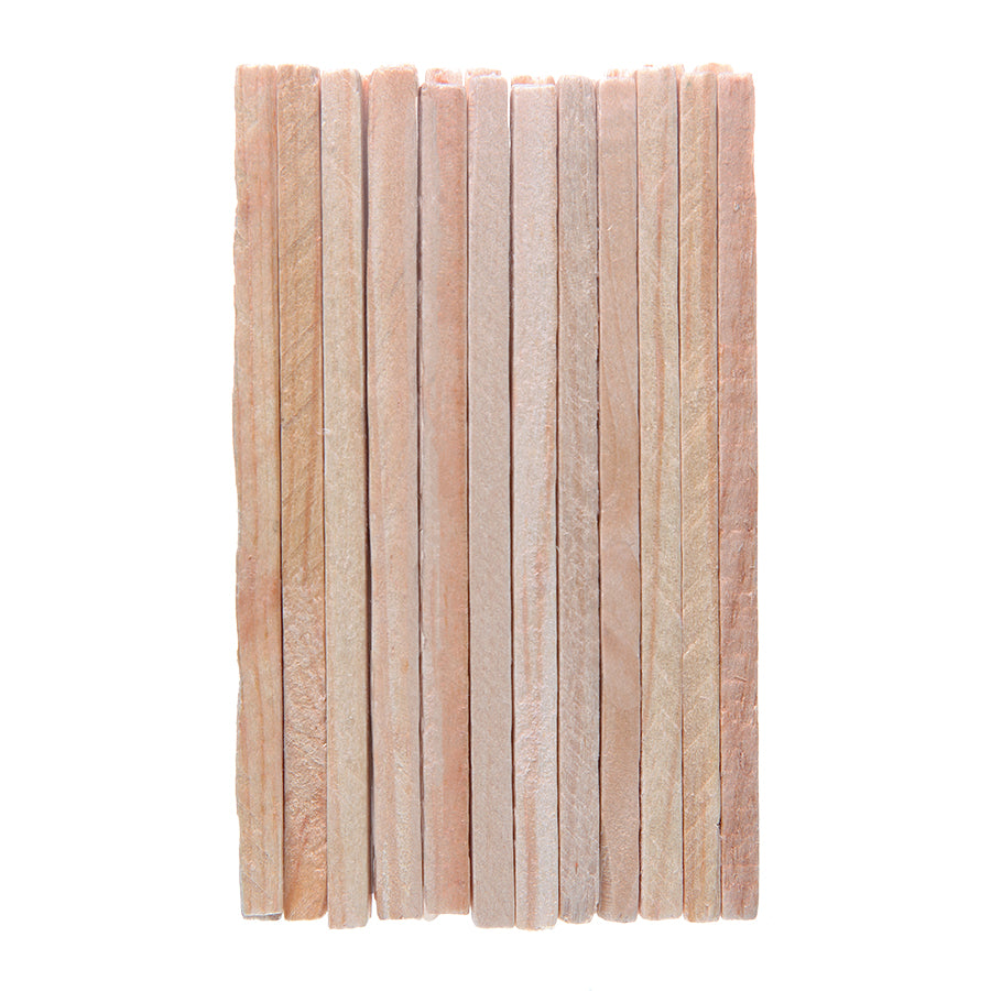 PALITOS CUADRADOS DE MADERA NATURAL (11X0.5)cm 25/1 BL
