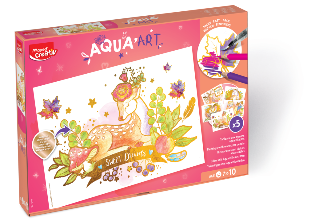 JUEGOS CREATIVOS, MAXI SET AQUA ART