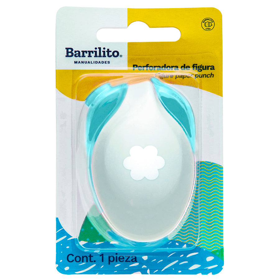 PERFORADORA DE 1 HOYO C/DISEÑO "FLOR"