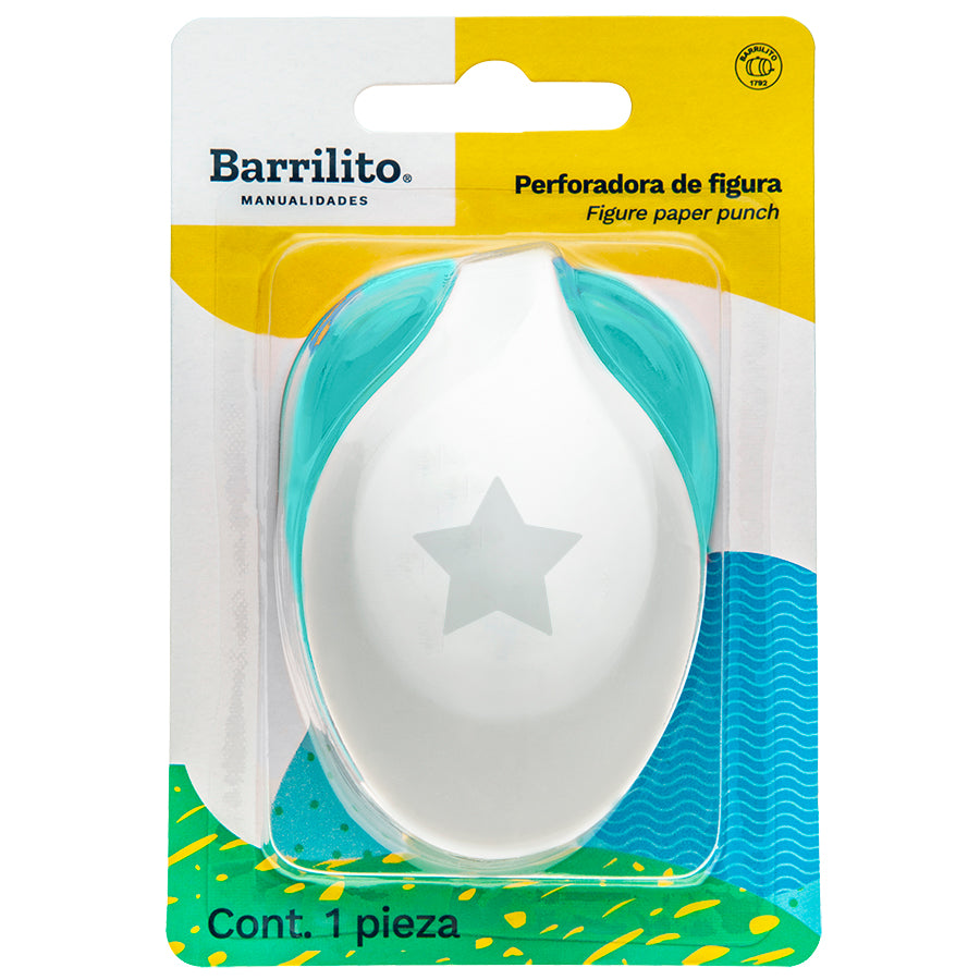 PERFORADORA DE 1 HOYO C/DISEÑOS "ESTRELLA"