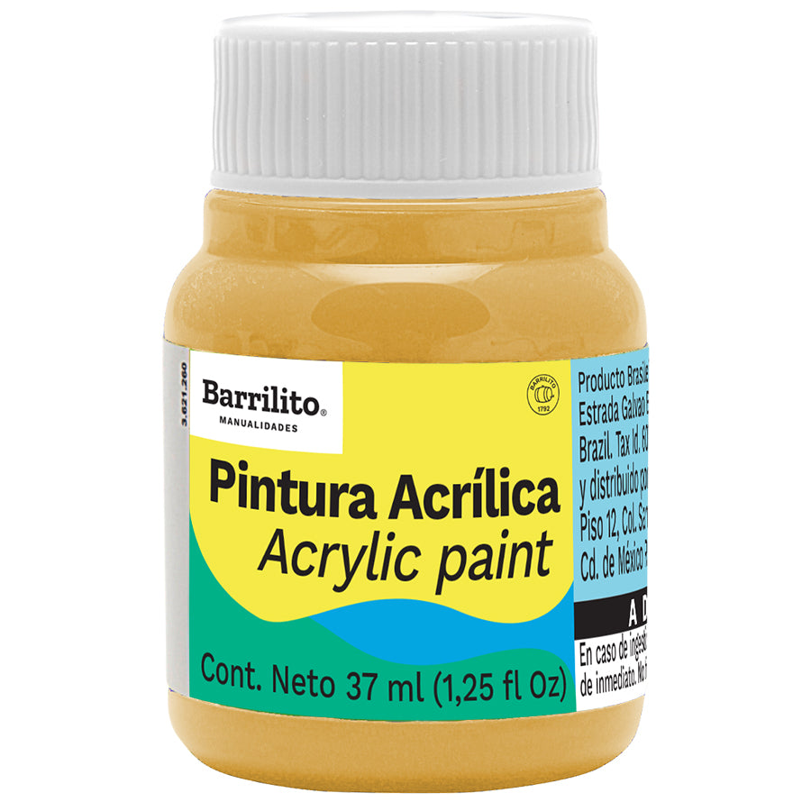 PINTURA ACRILICA 37 ML AMARILLO MEDIO
