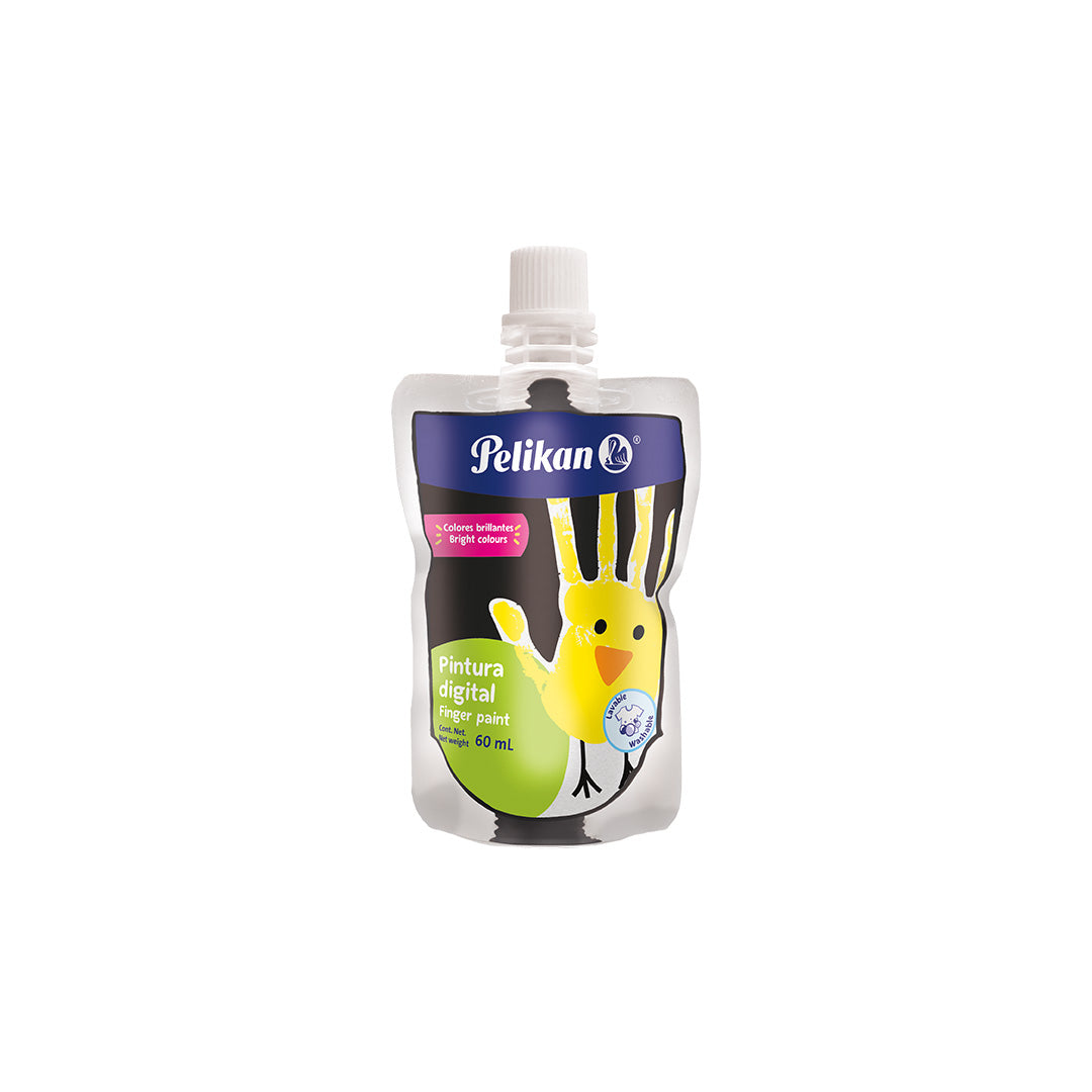 PINTURA P/DEDOS  60 ML NEGRO FLEXIBLE