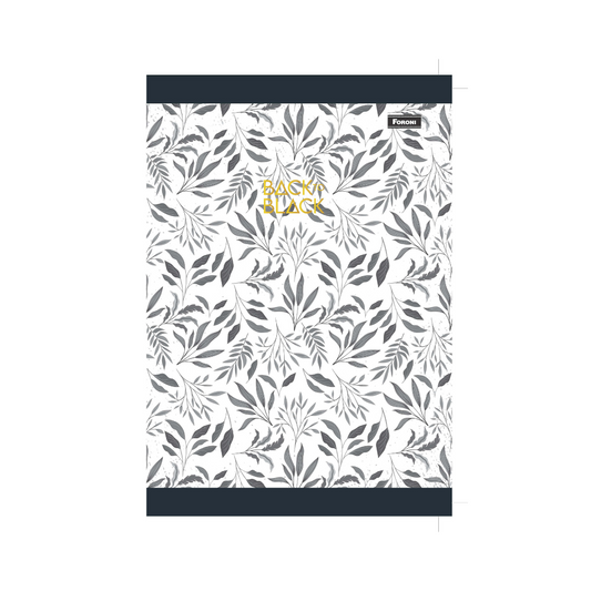 CUADERNO COSIDO 200 PAG. APS BACK TO BLACK