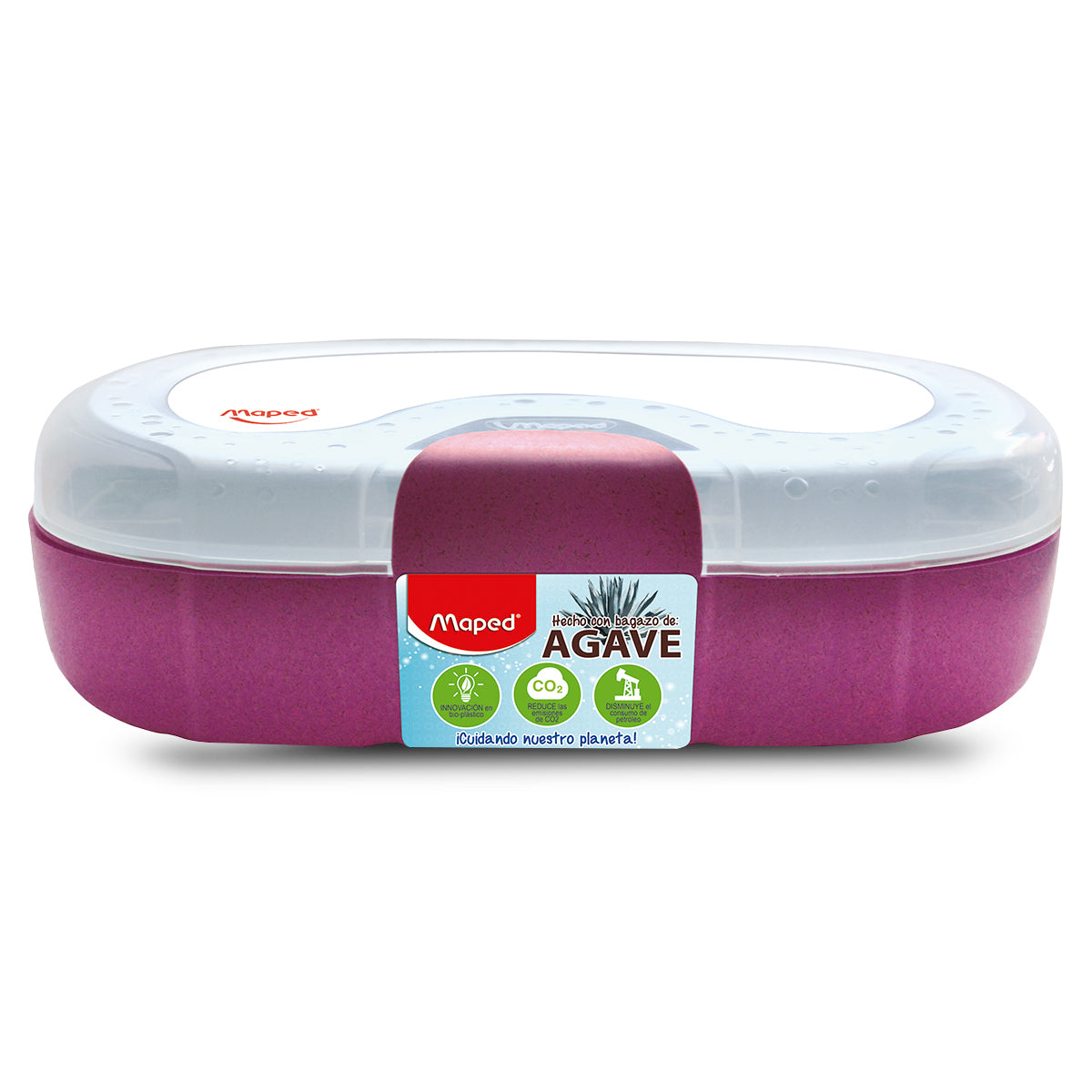 ESTUCHES P/LAPICES PLASTICO AGAVE ROSA