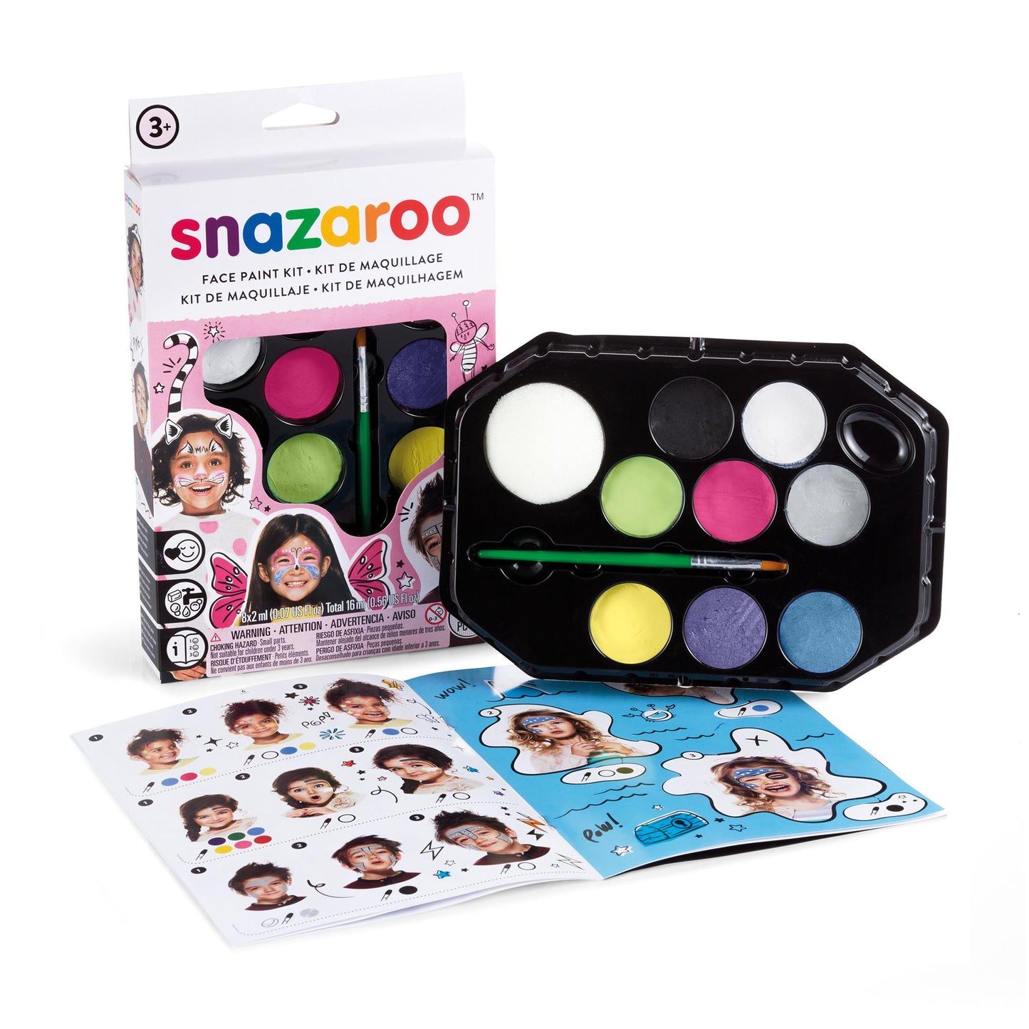JUEGO DE PINTURA P/CARA SNAZAROO GIRL