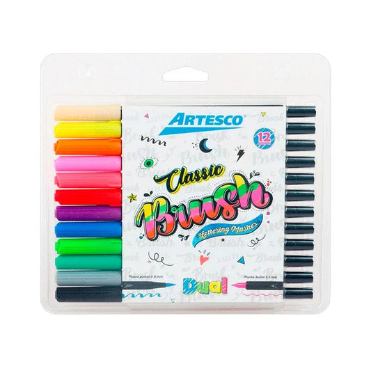 JUEGO MARCADOR DUAL BRUSH 12/1 CLASSIC BLISTER