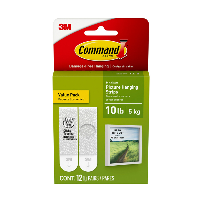 TIRAS COLGANTES  P/CUADRO HANGING STRIPS 4/1 BL 15L/7kg