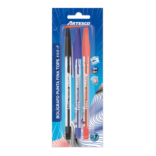 BOLIGRAFOS PUNTA FINA 3/1