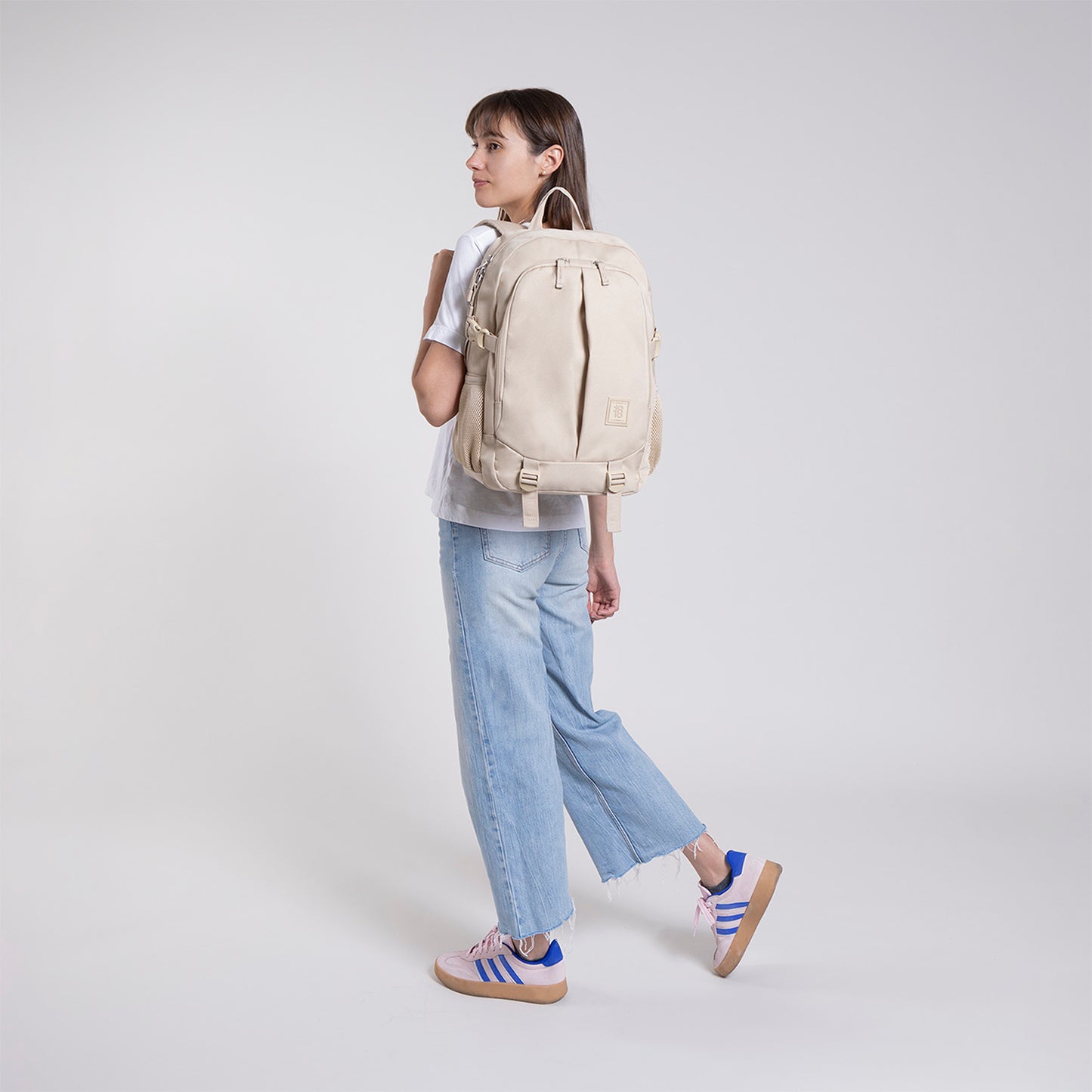 MOCHILA CHENSON GRANDE 1818 WYNN BEIGE XXVI