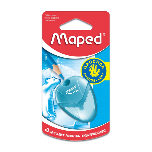 SACAPUNTAS C/DEPOSITO IGLOO 1 HOYO P/ZURDOS BL