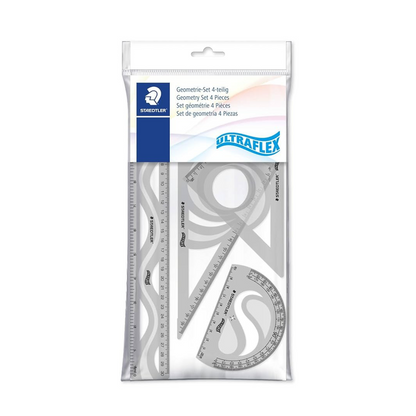 JUEGO GEOMETRICO ULTRAFLEXIBLE 4 PZS Surtido BL