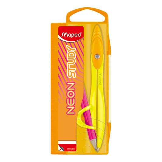 COMPAS STUDY COLOR NEON  BLISTER