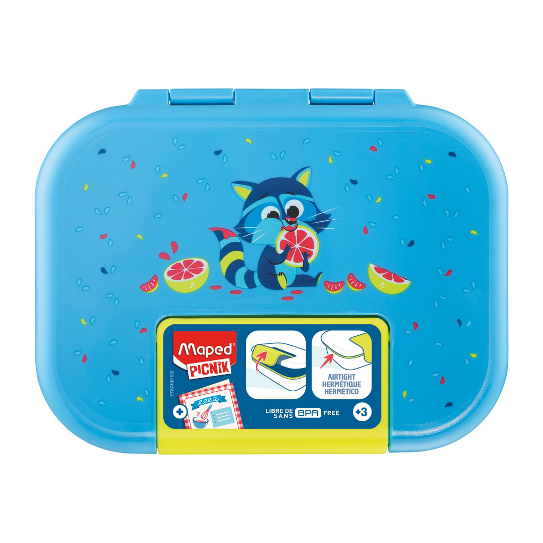 RECIPIENTE P/MERENDAR MINIZ ECOZEN 900ML MAPACHE