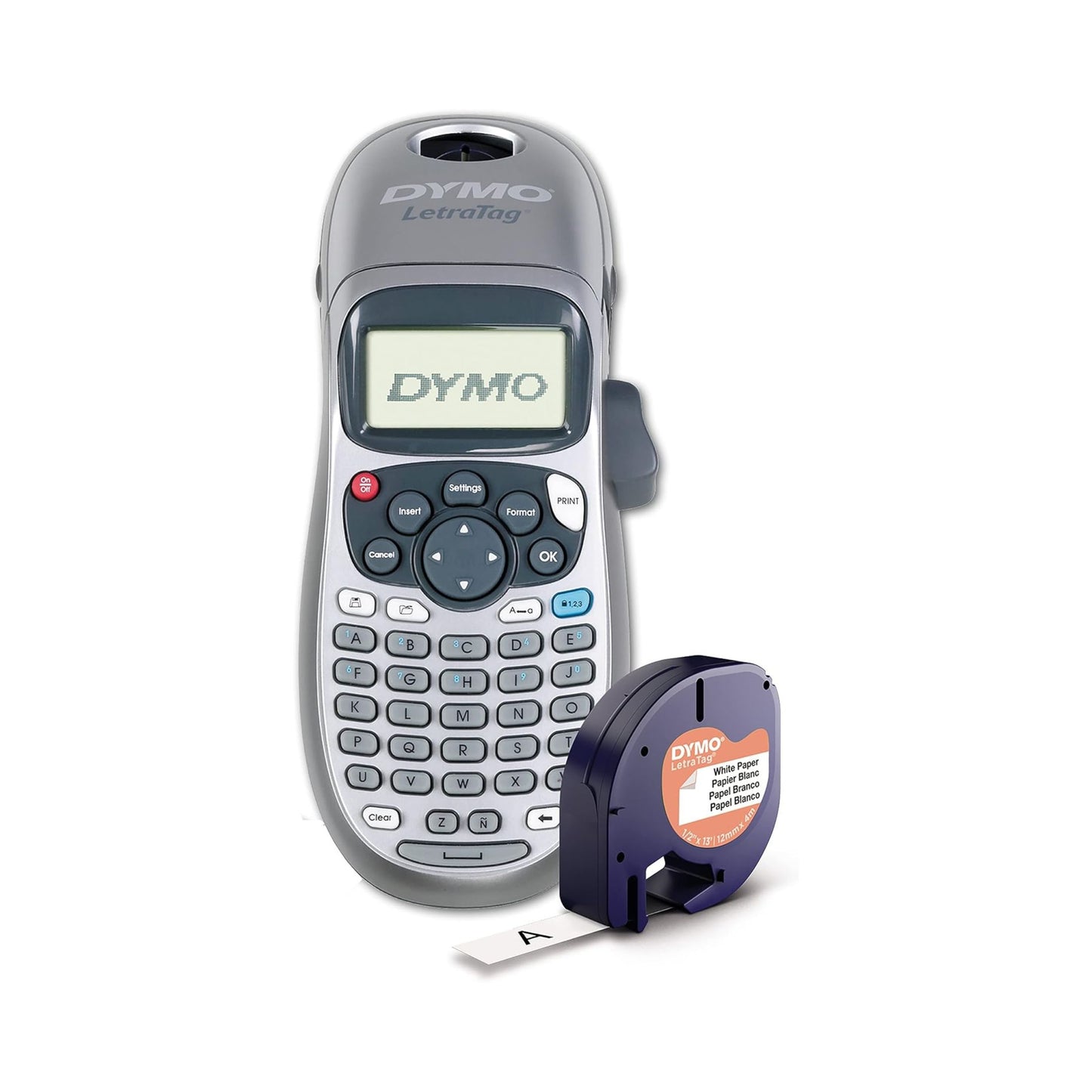 ROTULADORA DYMO LETRATAG LT-100H GRIS