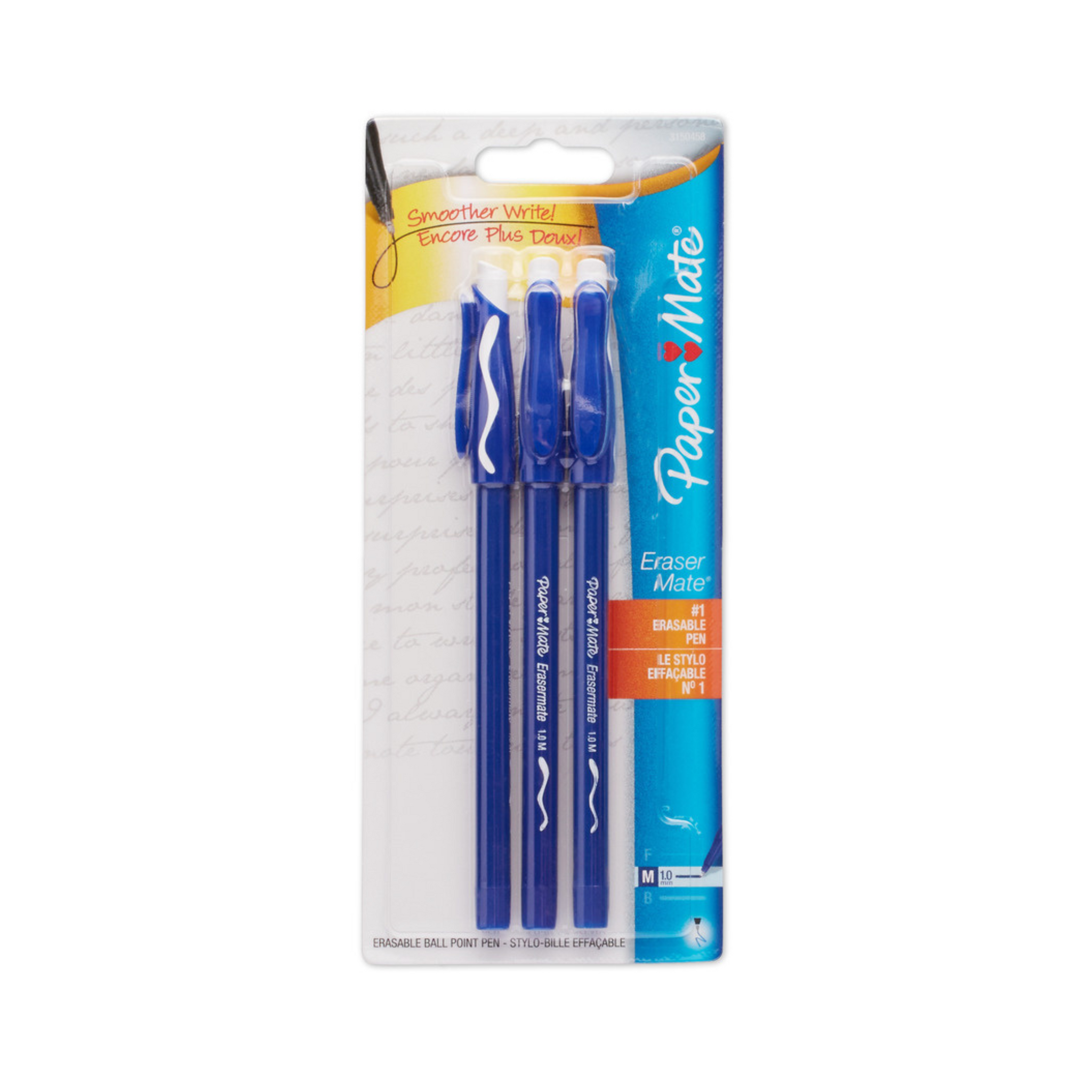 Pack bolígrafos borrables 3 colores 4 pcs