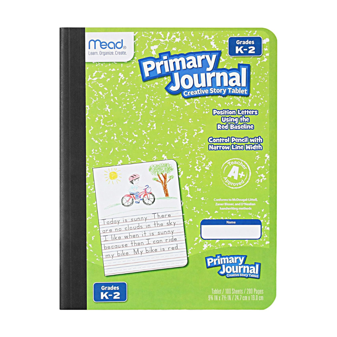 CUADERNO COSIDO 200 PAG. PRIMARY JOURNAL K-2 SURTIDAS
