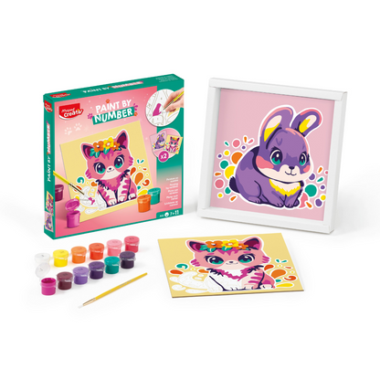 JUEGOS CREATIVOS, MAGIC PAINT E Y NUMBER CAT/BUNNY