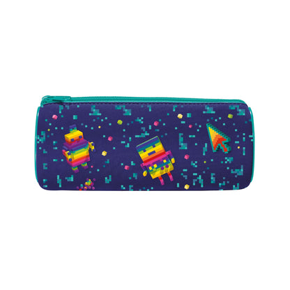 ESTUCHE P/LAPICES REDONDO PIXEL PARTY