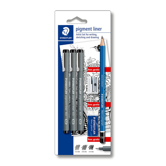 JUEGO FELPAS T/CHINOGRAFO 3/1+GOMA+LAPIZ+SACAP. BL