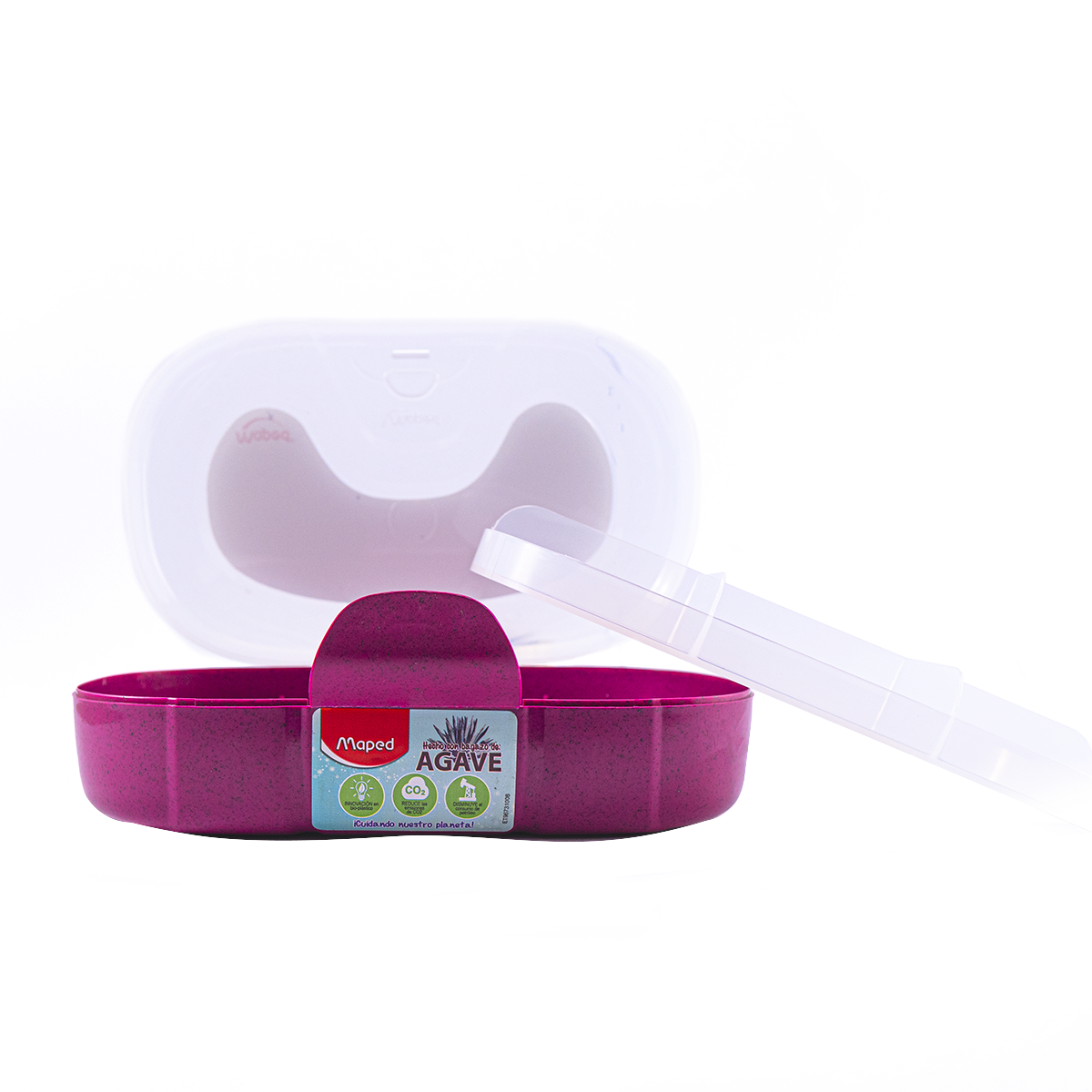 ESTUCHES P/LAPICES PLASTICO AGAVE ROSA