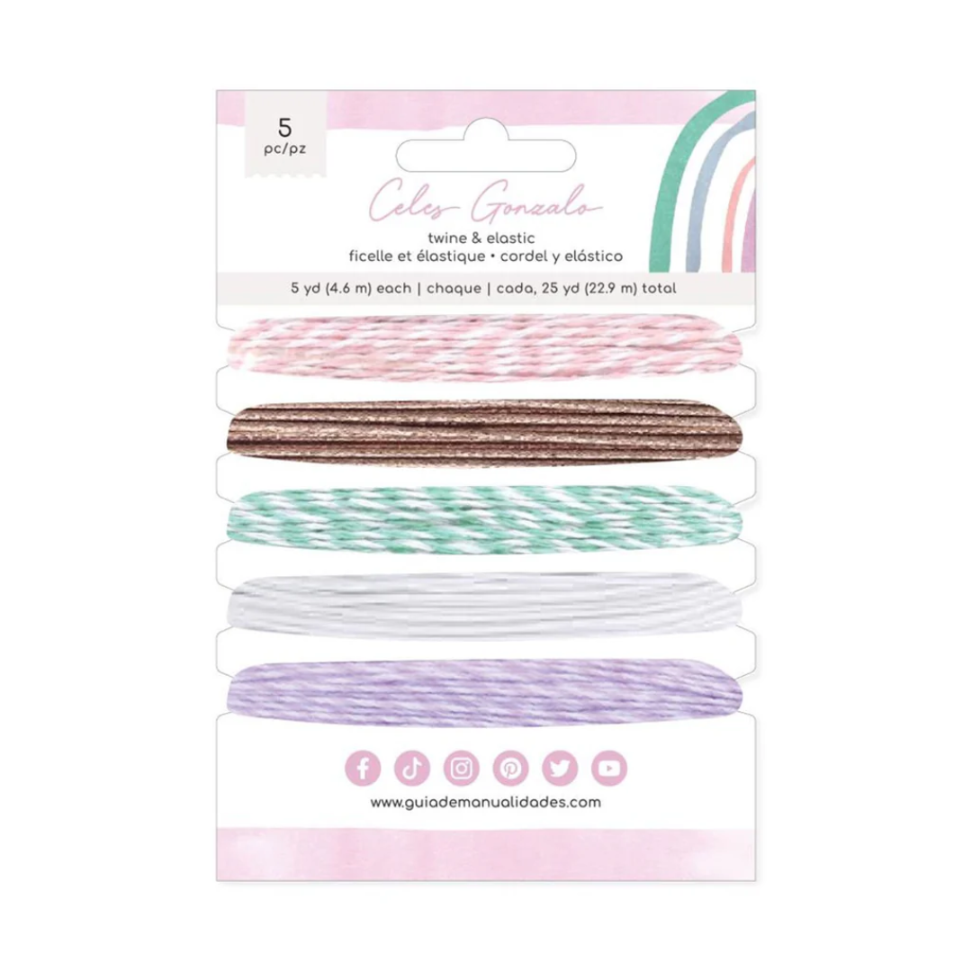 CORDONES P/MANUALIDADES SURTIDOS RAINBOW AVENUE