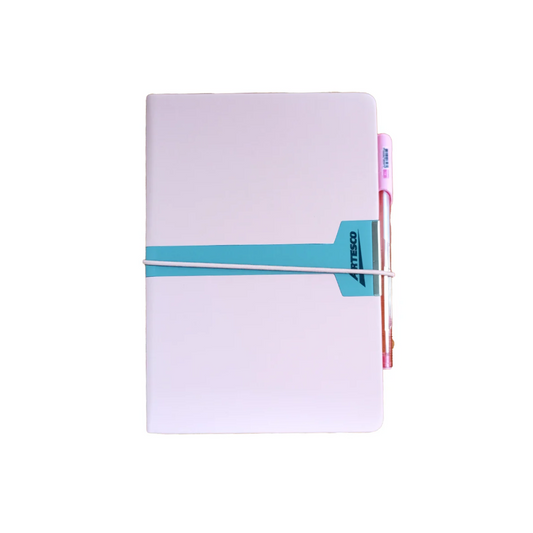 CUADERNO P/ NOTAS PASTEL NUDE C/BOLIGRAFOS GL32 RDO