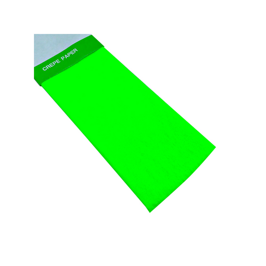 PAPEL CREPE META (50 X 200)CM FLUO VERDE