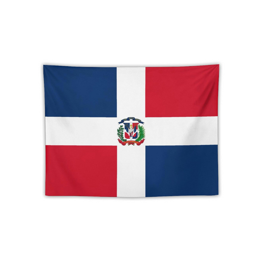 BANDERAS REP. DOM. DE TELA (2X3)pies
