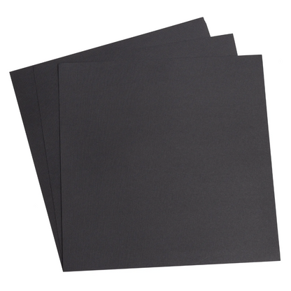 CARTULINAS P/MAQUUINAS DE CORTE (12 X 12) NEGRO 60H 216gr