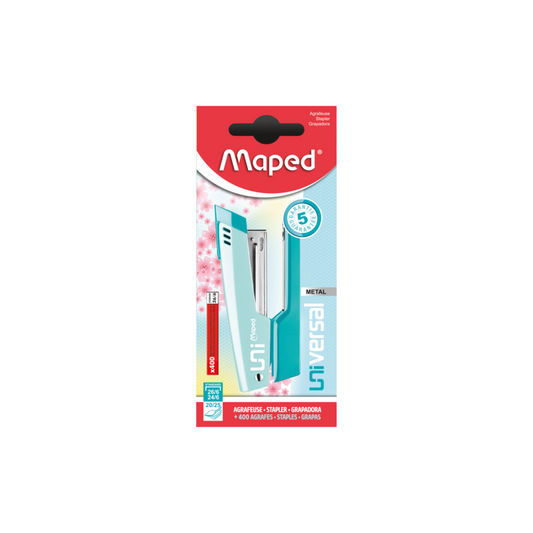 GRAPADORA UNIVERSAL METAL PASEL HALF 24-26/6 + 400 BLISTER