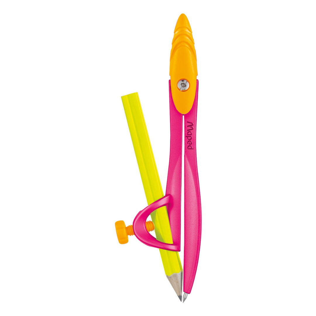 COMPAS STUDY COLOR NEON BLISTER – Papeleria CCC