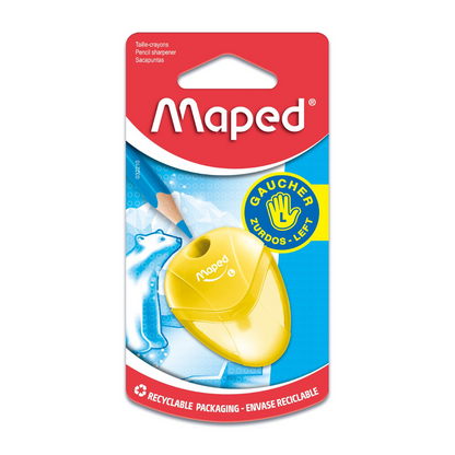 SACAPUNTAS C/DEPOSITO IGLOO 1 HOYO P/ZURDOS BL