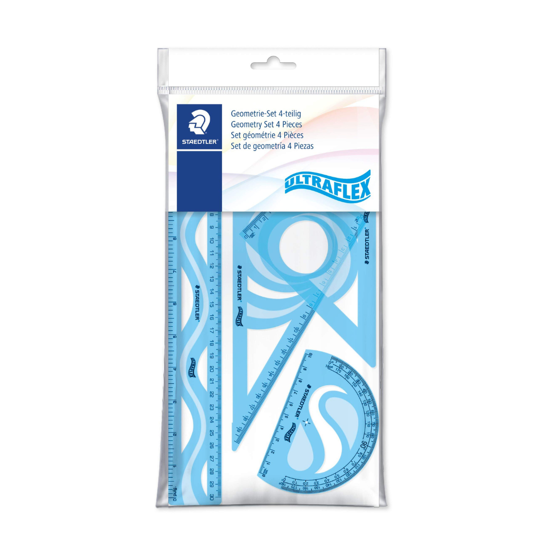 JUEGO GEOMETRICO ULTRAFLEXIBLE 4 PZS Surtido BL
