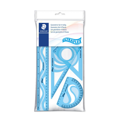 JUEGO GEOMETRICO ULTRAFLEXIBLE 4 PZS Surtido BL