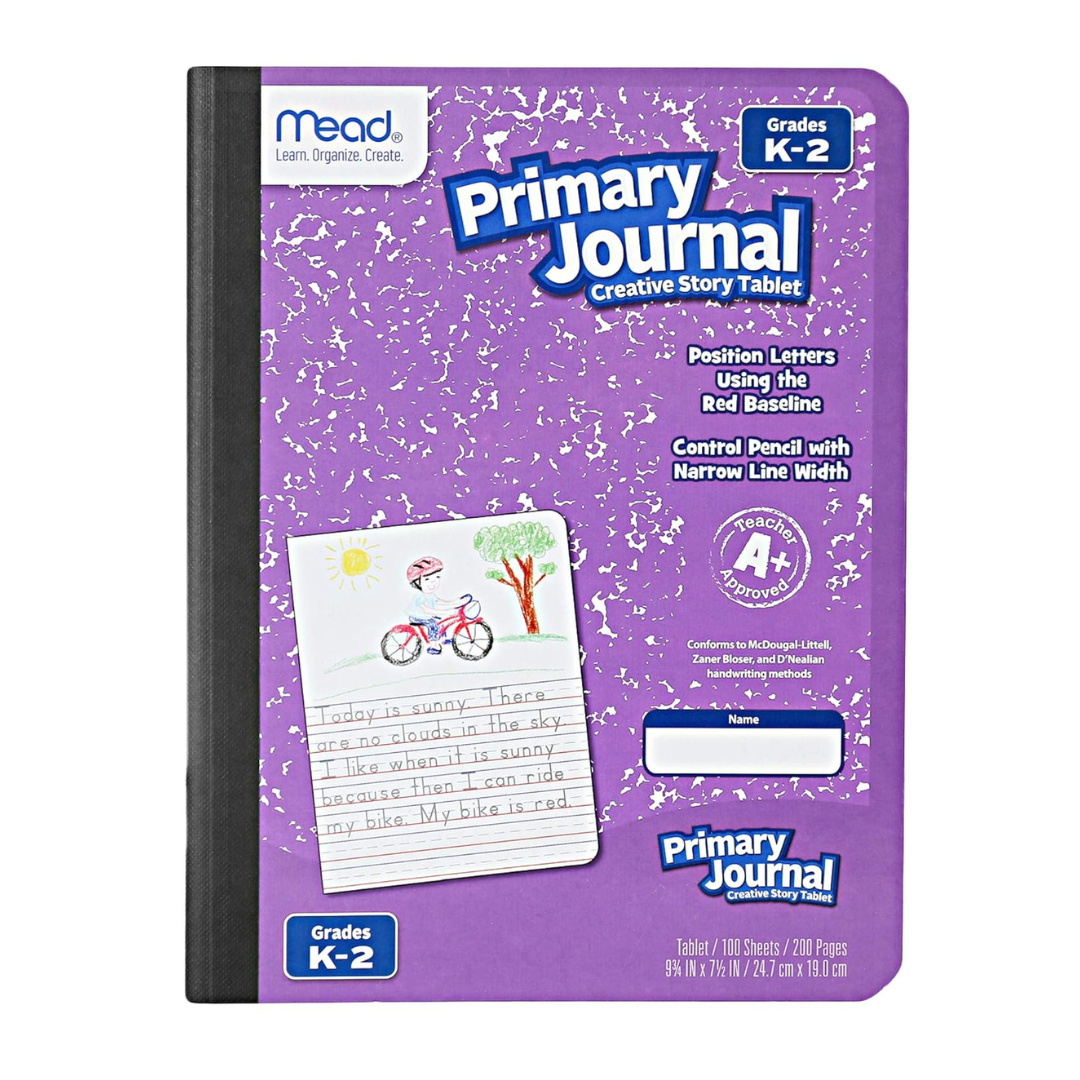 CUADERNO COSIDO 200 PAG. PRIMARY JOURNAL K-2 SURTIDAS