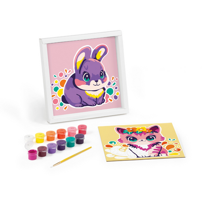 JUEGOS CREATIVOS, MAGIC PAINT E Y NUMBER CAT/BUNNY