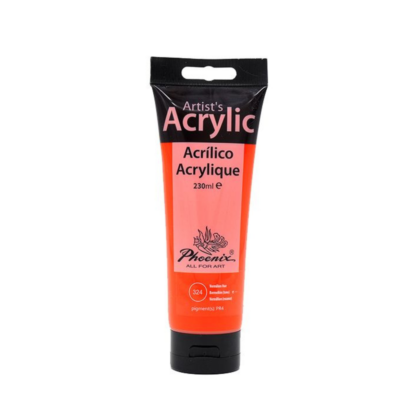 ACRILICA STUDIO SOFT BODY ( 75 ML ) ROJO VERMILION 324