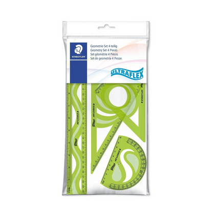 JUEGO GEOMETRICO ULTRAFLEXIBLE 4 PZS Surtido BL