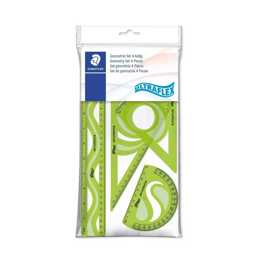 JUEGO GEOMETRICO ULTRAFLEXIBLE 4 PZS Surtido BL