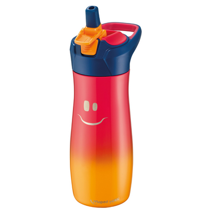 TERMOS PLASTICO P/AGUA PARA NIÑOS 580ML ROSADO