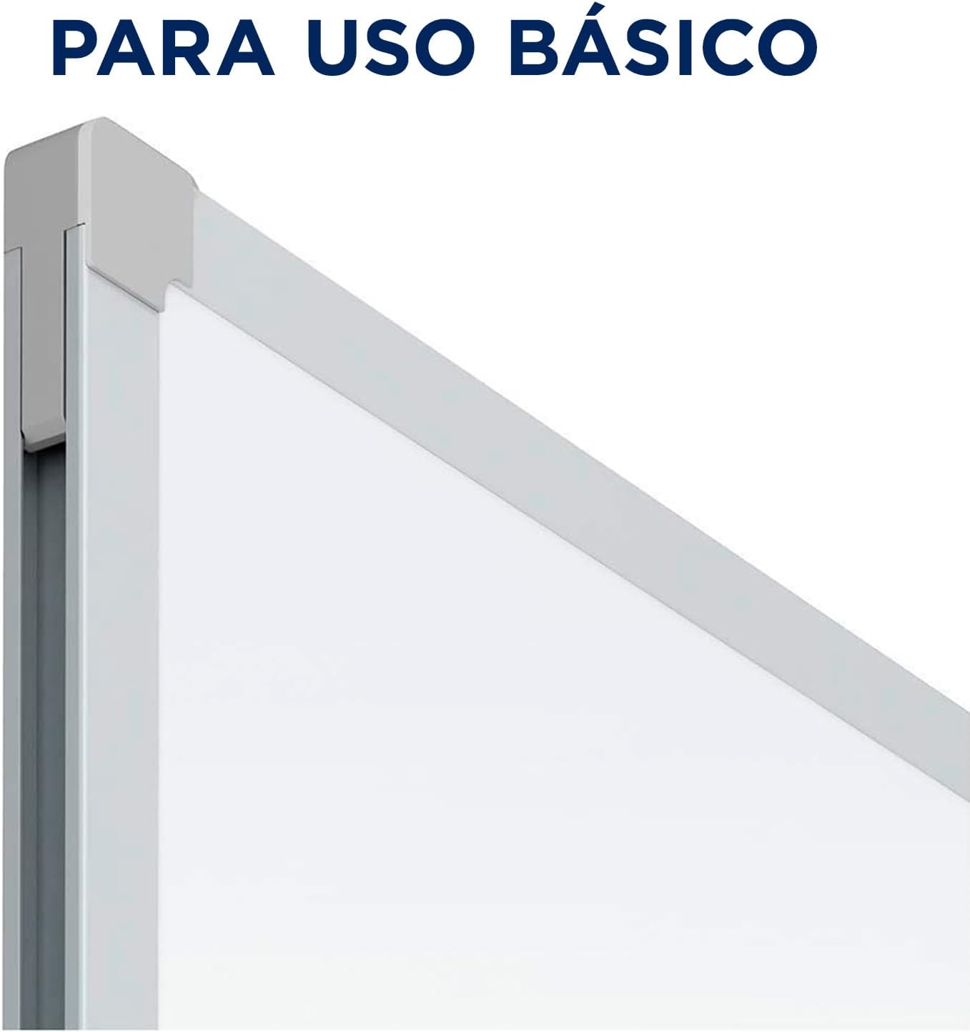 PIZARRA BLANCA BORDE D/METAL (18 X 24)