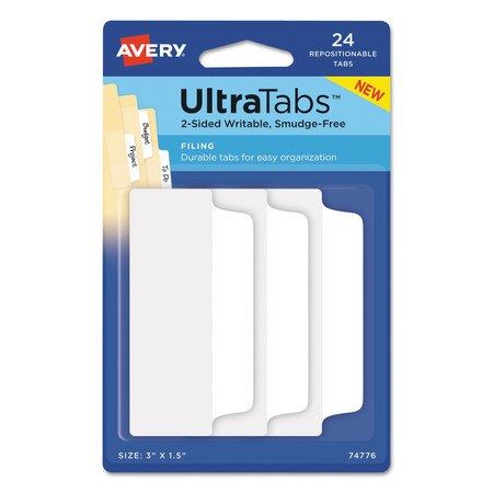 INDEX TABS BLANCOS 24/1 BLISTER