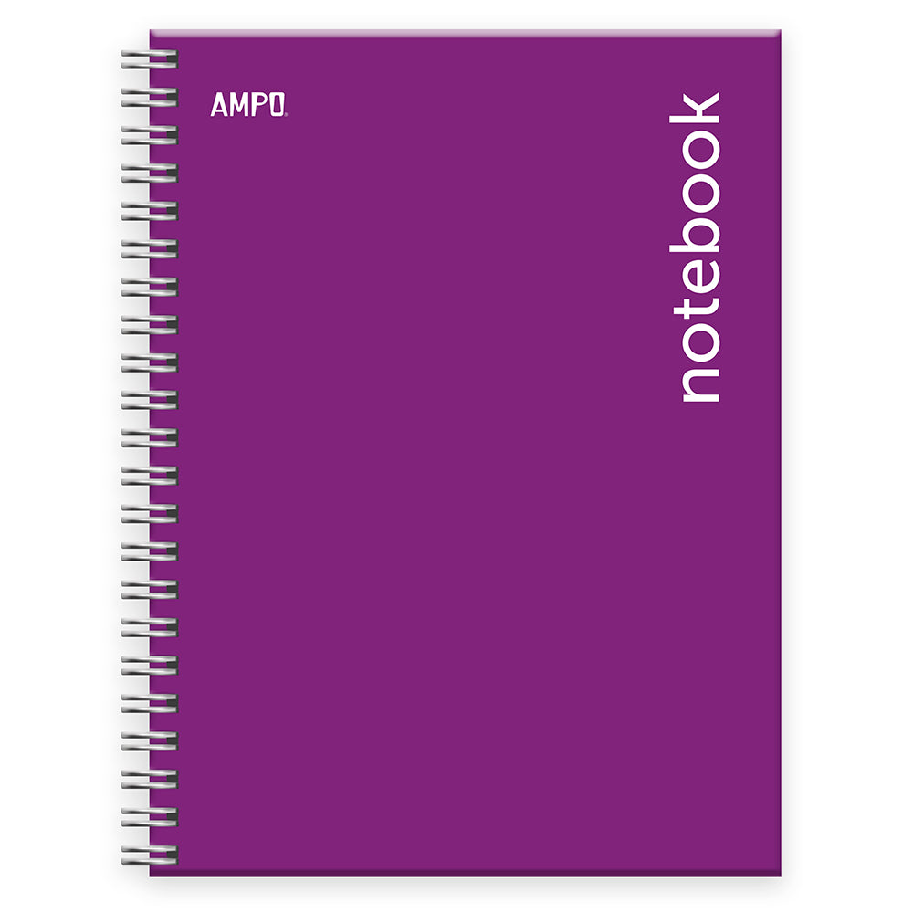 CUADERNO EN ESP. (8.5 X 11) TD 100H MORADO