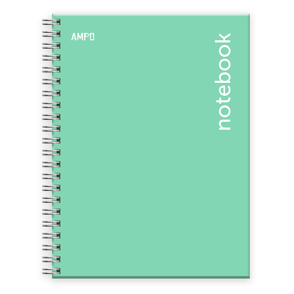 CUADERNO EN ESP. (8.5 X 11) TD 100H  PASTEL VERDE