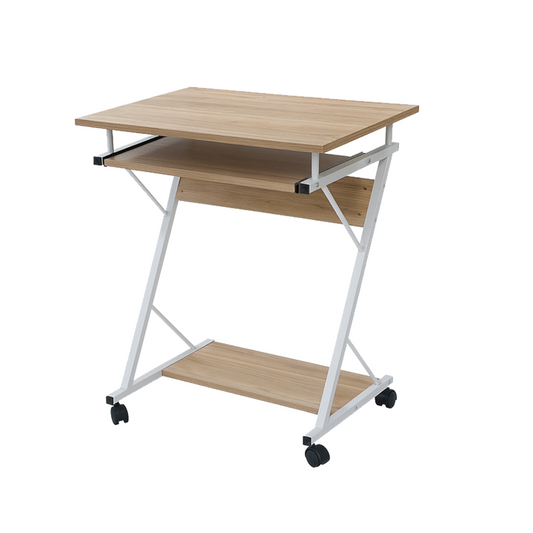 ESCRITORIO P/COMPUTADORA C/PORTATECLADO M37 RAYSA CREMA