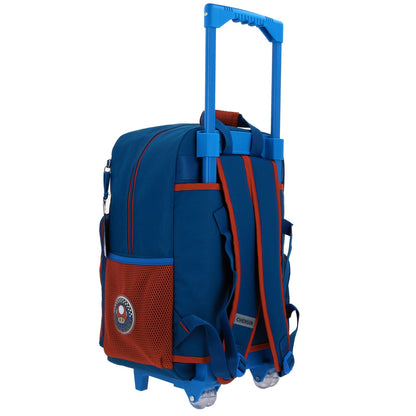 MOCHILA C/RUEDA CHENSON GDE. MARIO B. BRIFE AZUL  XXV