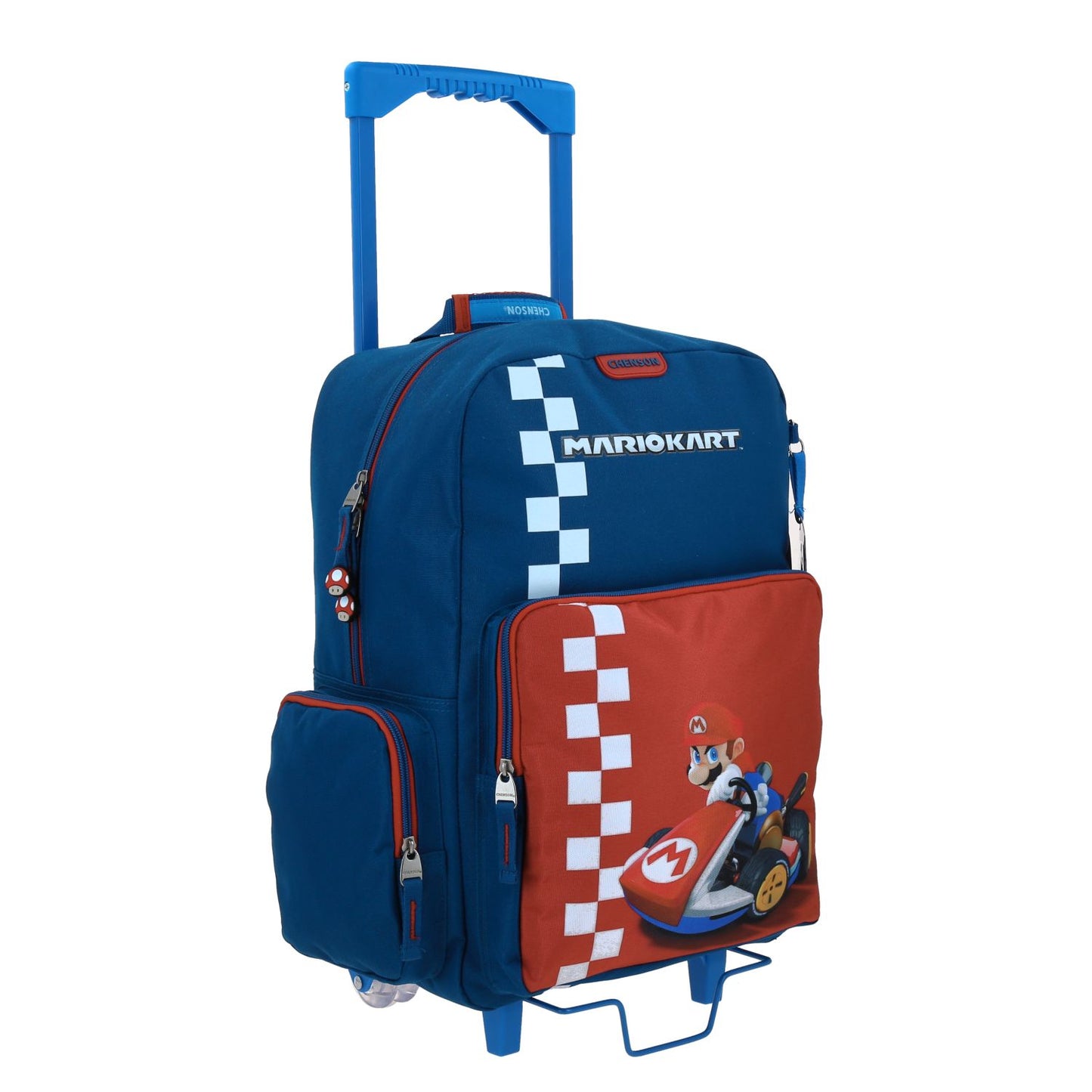 MOCHILA C/RUEDA CHENSON GDE. MARIO B. BRIFE AZUL  XXV